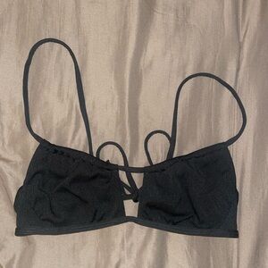 Zaful Black Bandeau Intimate with Spaghetti Straps